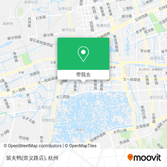留夫鸭(崇义路店)地图