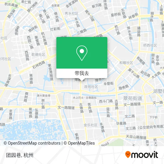 团园巷地图