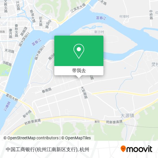 中国工商银行(杭州江南新区支行)地图