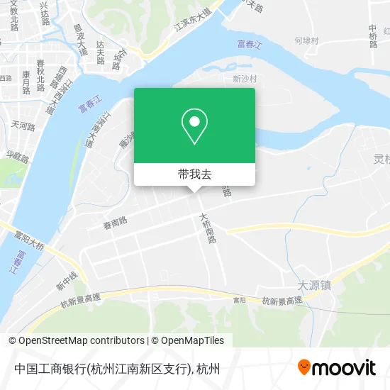 中国工商银行(杭州江南新区支行)地图