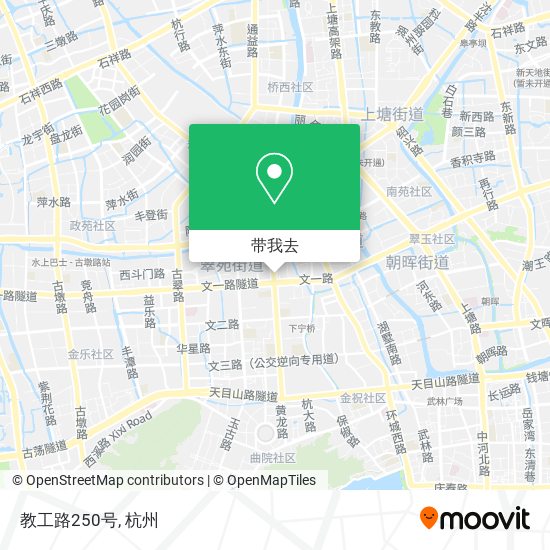 教工路250号地图