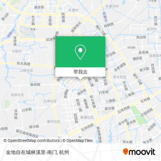 金地自在城林溪里-南门地图