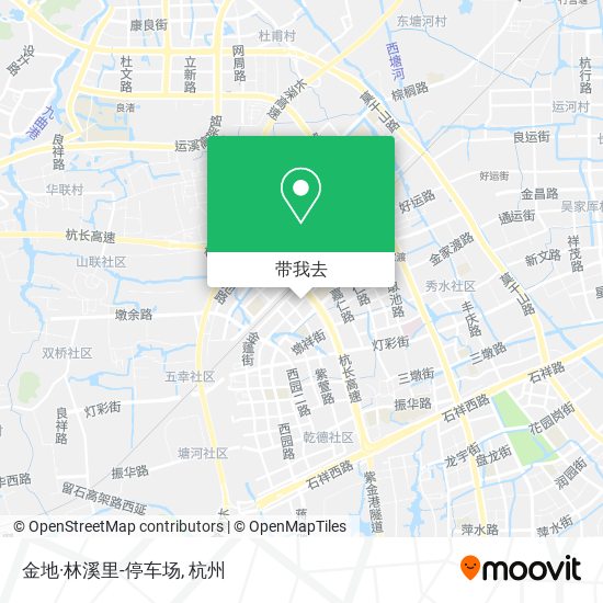 金地·林溪里-停车场地图