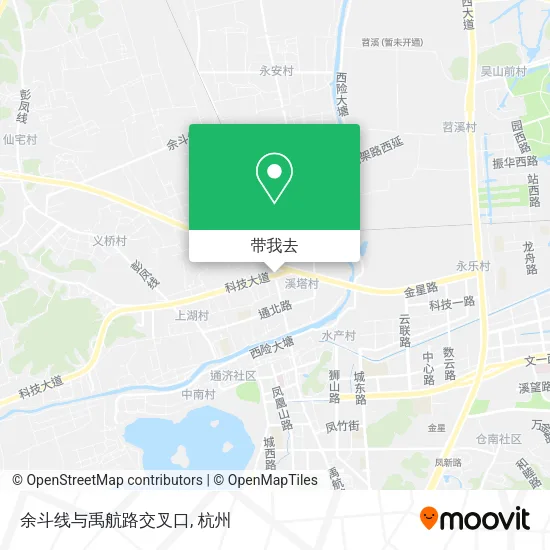 余斗线与禹航路交叉口地图