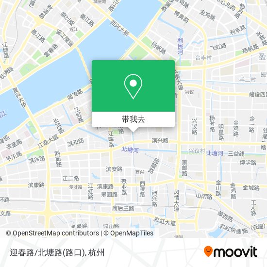 迎春路/北塘路(路口)地图