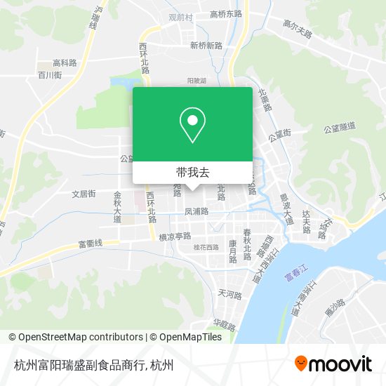 杭州富阳瑞盛副食品商行地图