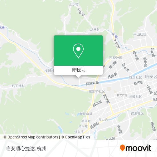 临安顺心捷达地图