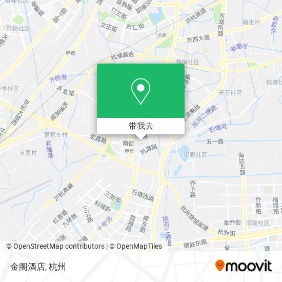 金阁酒店地图