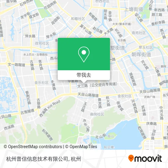 杭州普信信息技术有限公司地图