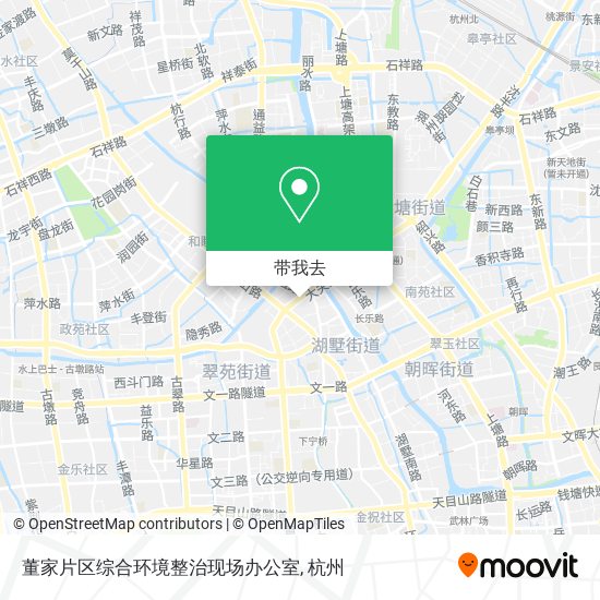 董家片区综合环境整治现场办公室地图