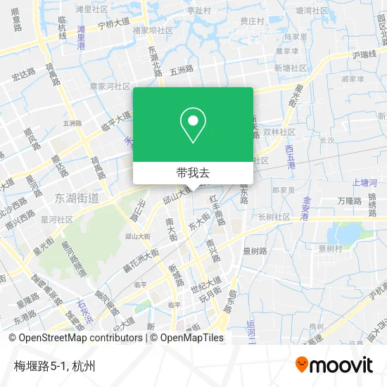 梅堰路5-1地图