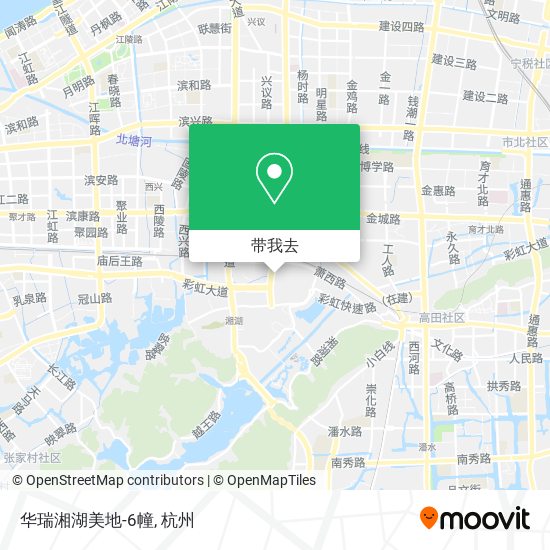 华瑞湘湖美地-6幢地图