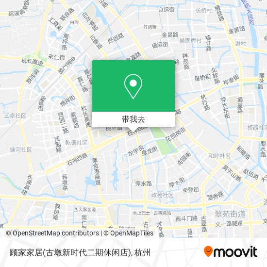 顾家家居(古墩新时代二期休闲店)地图