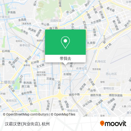 汉霸汉堡(兴业街店)地图