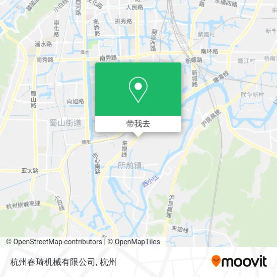 杭州春琦机械有限公司地图