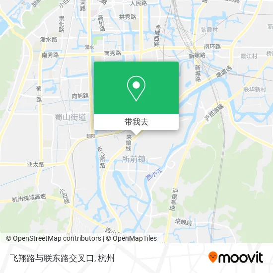 飞翔路与联东路交叉口地图