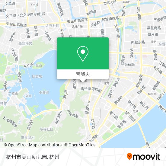 杭州市吴山幼儿园地图
