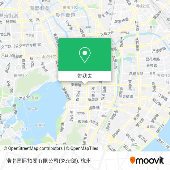浩瀚国际拍卖有限公司(瓷杂部)地图