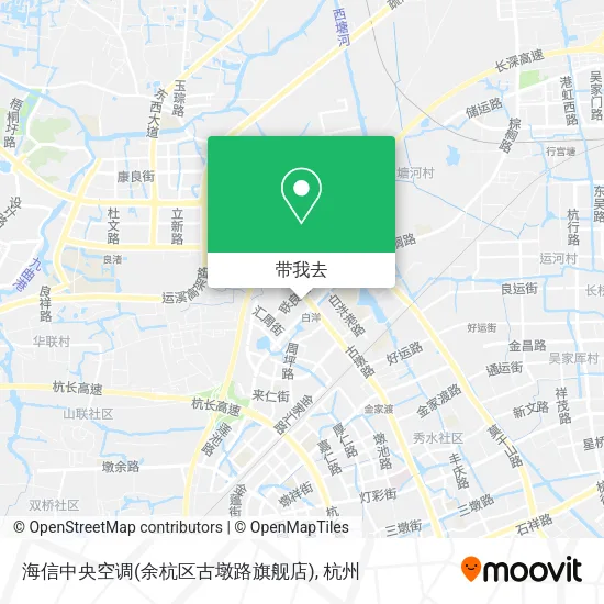 海信中央空调(余杭区古墩路旗舰店)地图
