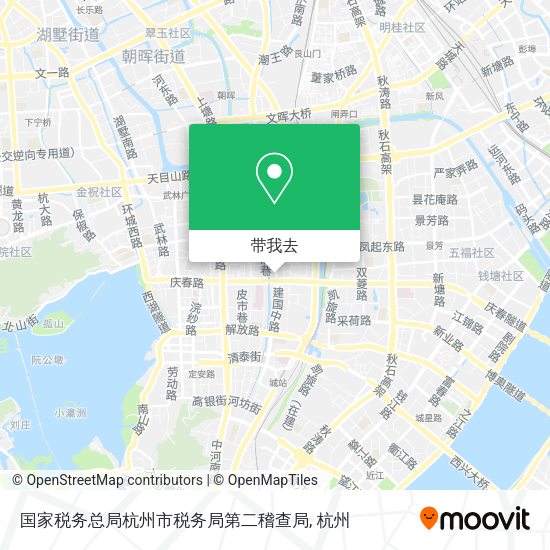 国家税务总局杭州市税务局第二稽查局地图