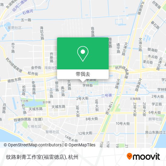 纹路刺青工作室(福雷德店)地图