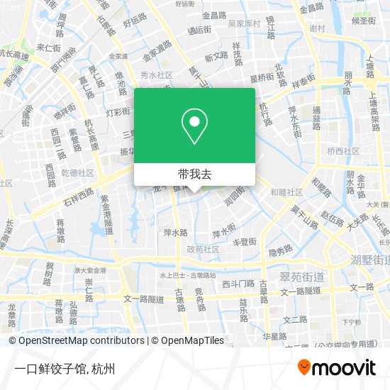 一口鲜饺子馆地图