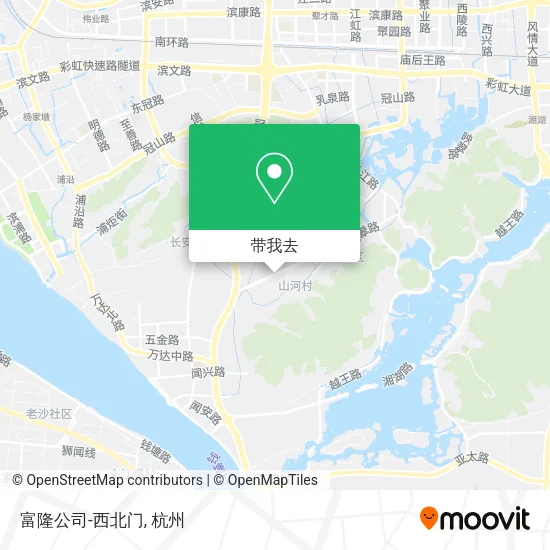 富隆公司-西北门地图