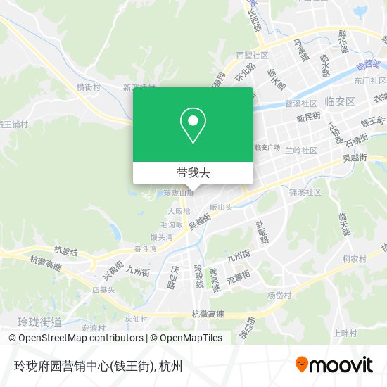 玲珑府园营销中心(钱王街)地图