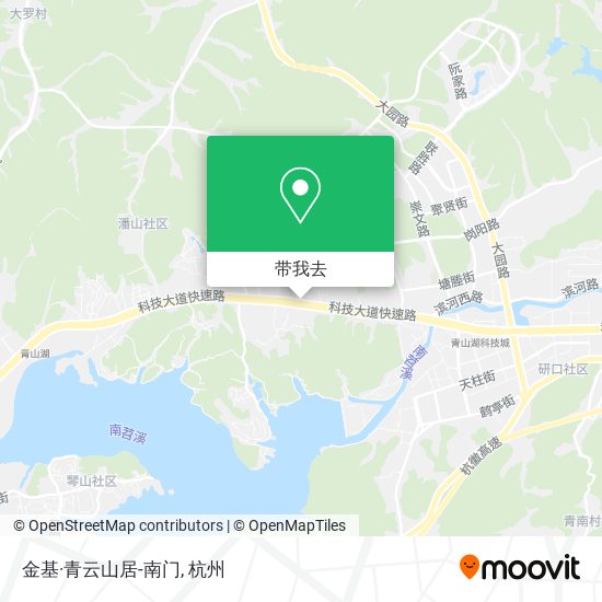 金基·青云山居-南门地图