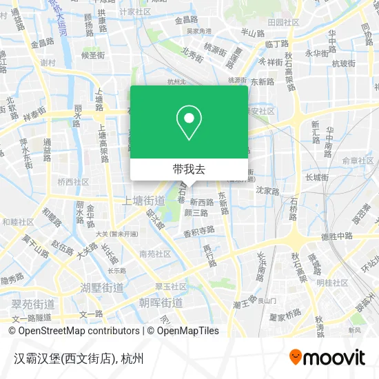 汉霸汉堡(西文街店)地图