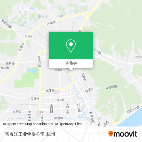 富春江工业物资公司地图