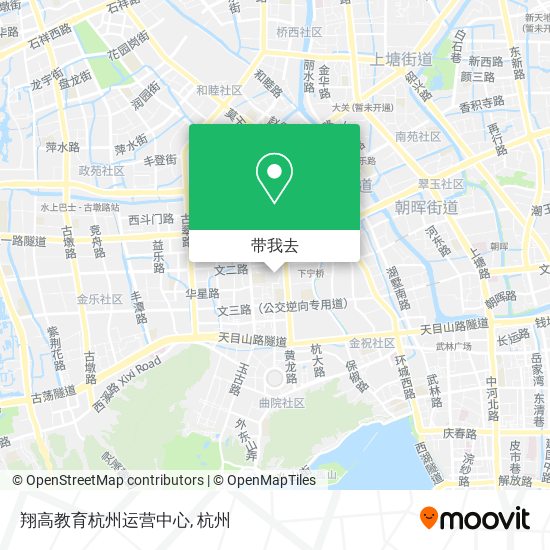 翔高教育杭州运营中心地图