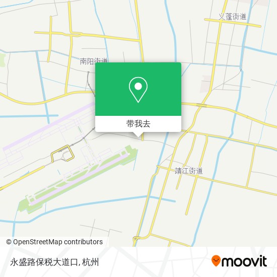 永盛路保税大道口地图