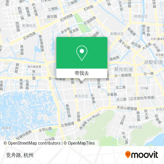 竞舟路地图