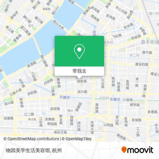物因美学生活美容馆地图