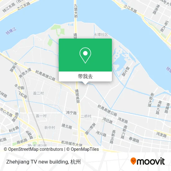 Zhehjiang TV new building地图