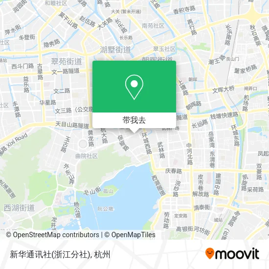 新华通讯社(浙江分社)地图