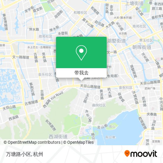 万塘路小区地图