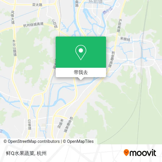 鲜Q水果蔬菜地图
