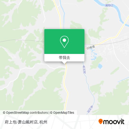 府上包-萧山戴村店地图
