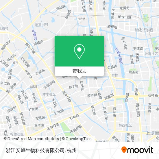 浙江安旭生物科技有限公司地图
