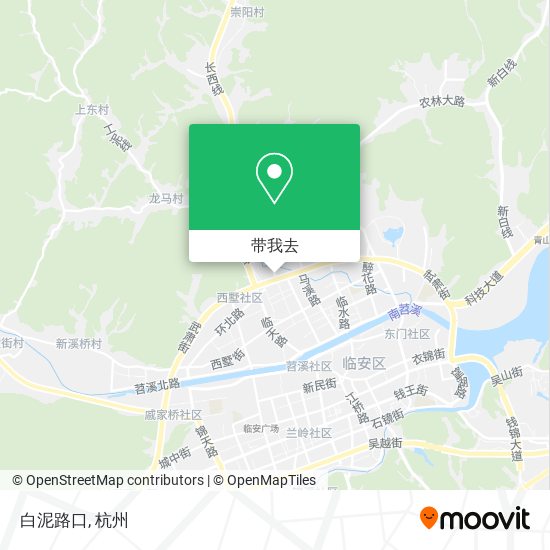 白泥路口地图