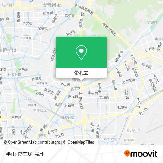 半山-停车场地图