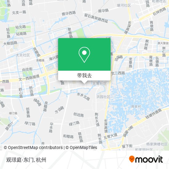 观璟庭-东门地图