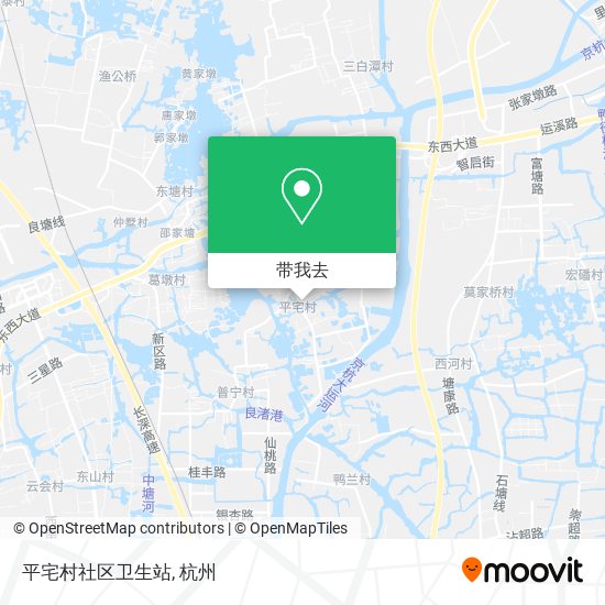 平宅村社区卫生站地图