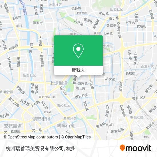 杭州瑞善瑞美贸易有限公司地图