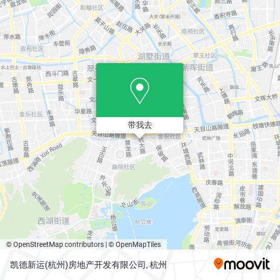 凯德新运(杭州)房地产开发有限公司地图