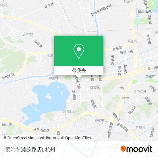 爱唯衣(南安路店)地图