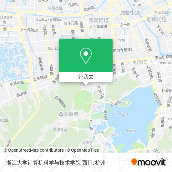 浙江大学计算机科学与技术学院-西门地图