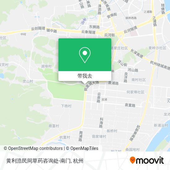 黄利浩民间草药咨询处-南门地图
